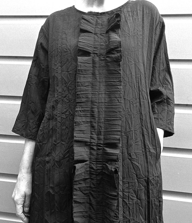 Josephine Dress (Mid-lenghth or Long) - Black - UMSIKO