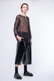 KOL SHORTS - Black Gloss PVC