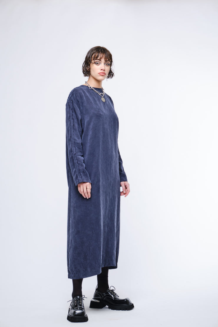 FREJA DRESS - Long - Navy