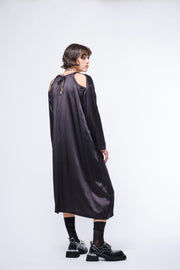 FREJA DRESS - Long - Black