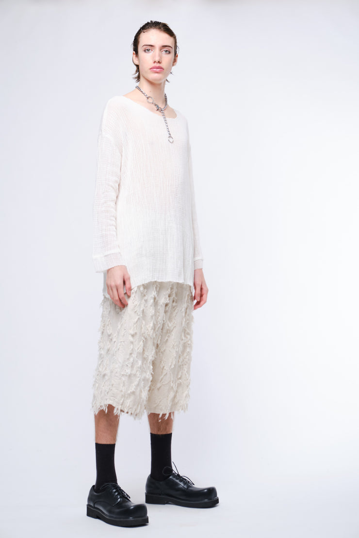 KOL SHORTS - Cream Texture