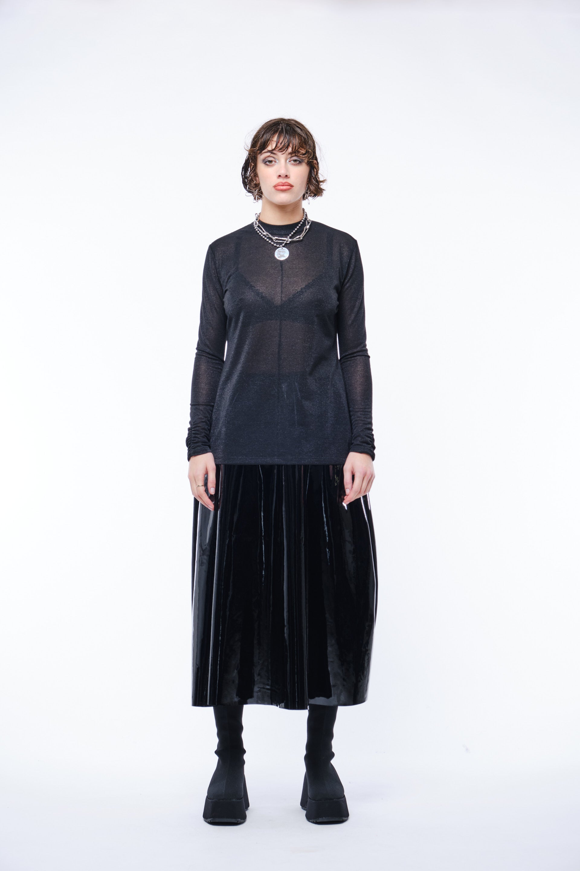 FREDRIKA LONGSLEEVE TOP - Black