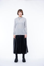 FREDRIKA LONGSLEEVE TOP - Silver