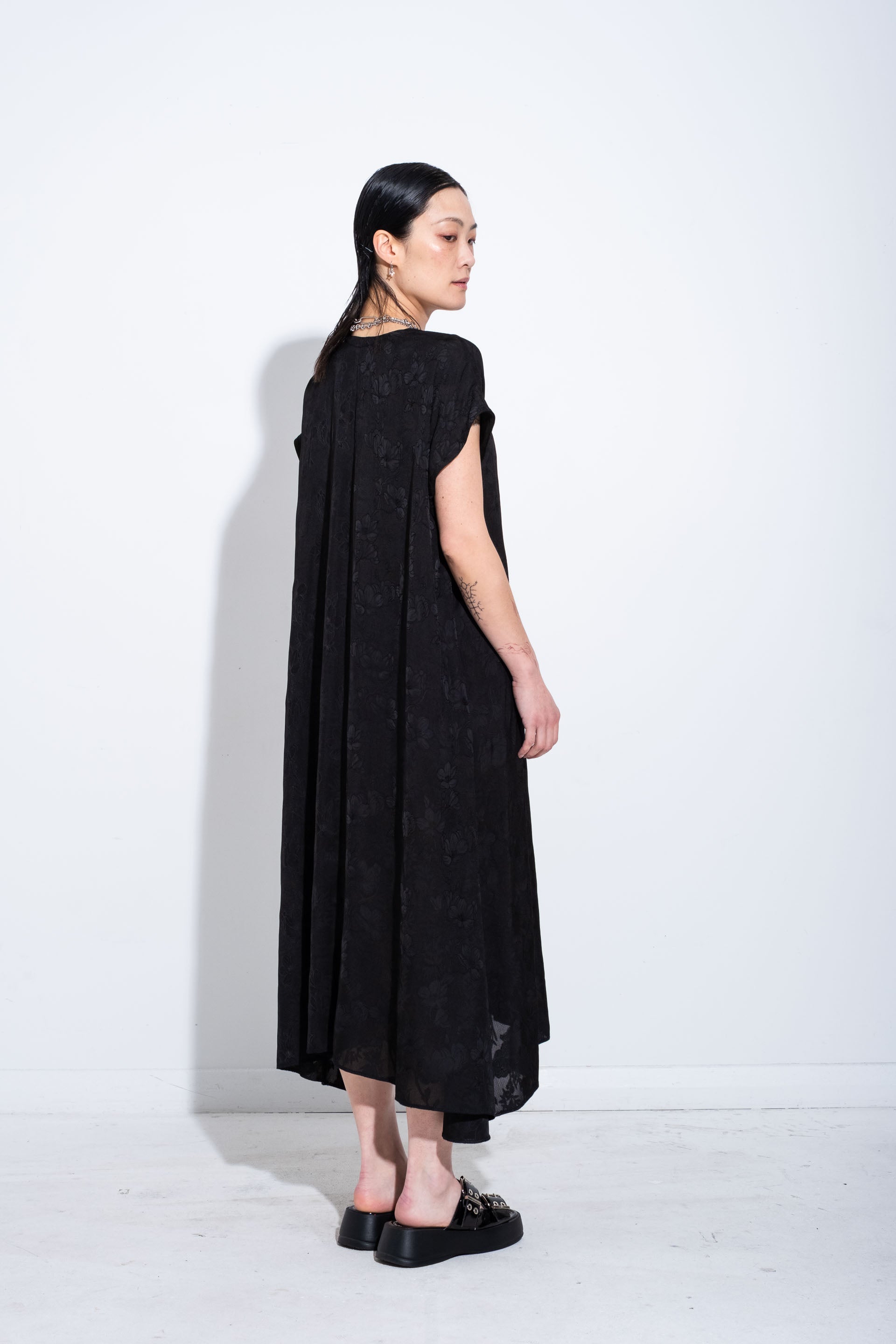 FARLIG DRESS - Black Floral