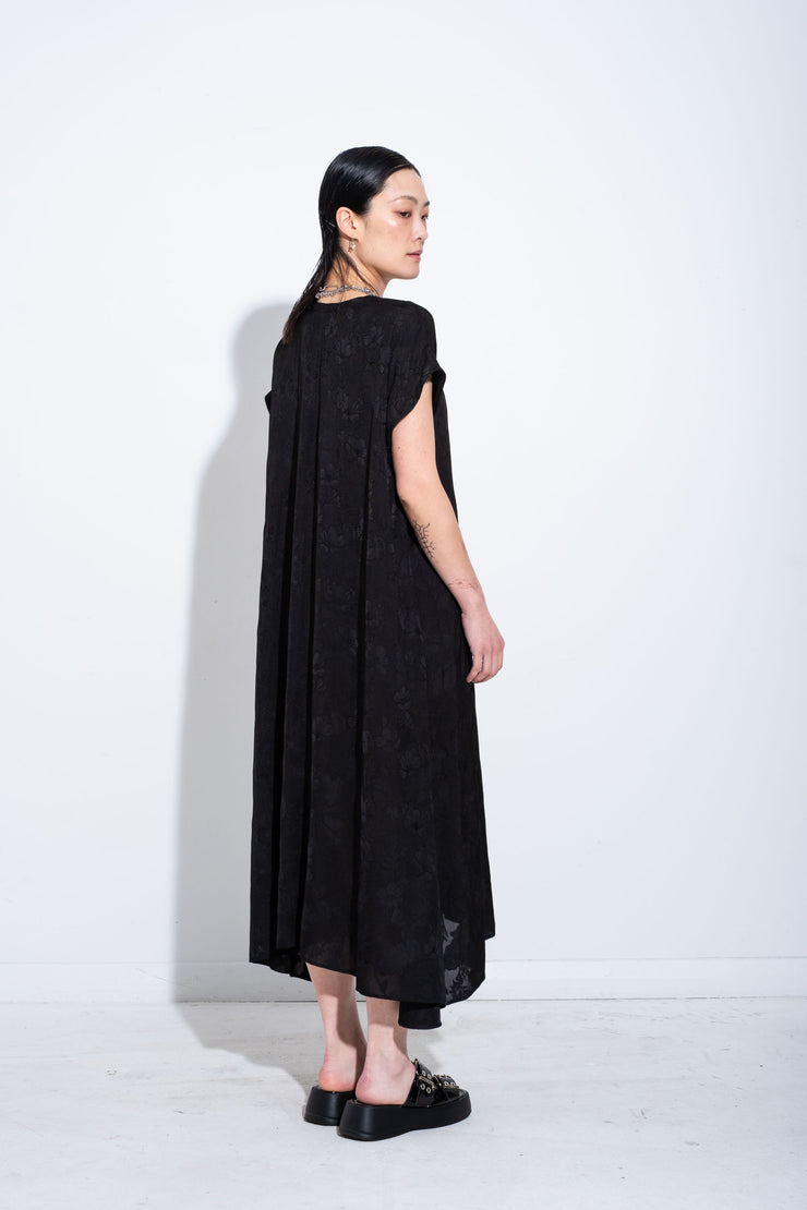 FARLIG DRESS - Black Floral - JPALM