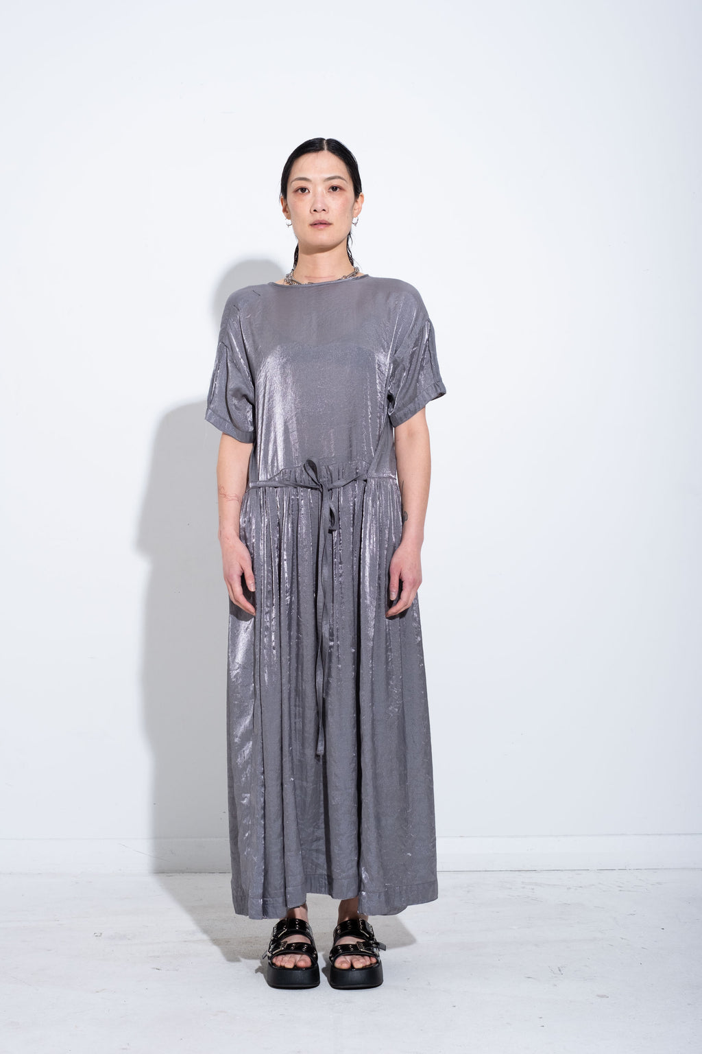 Ida Dress - Silver - JPALM