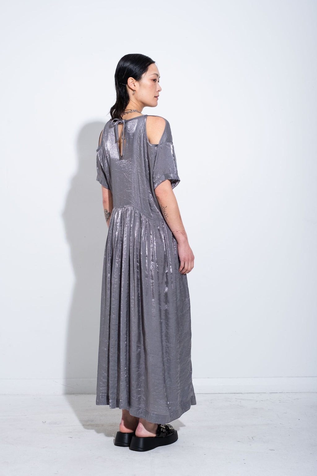 Ida Dress - Silver - JPALM