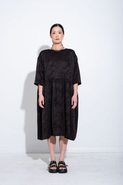 Maja Dress - Floral Jacquard - JPALM