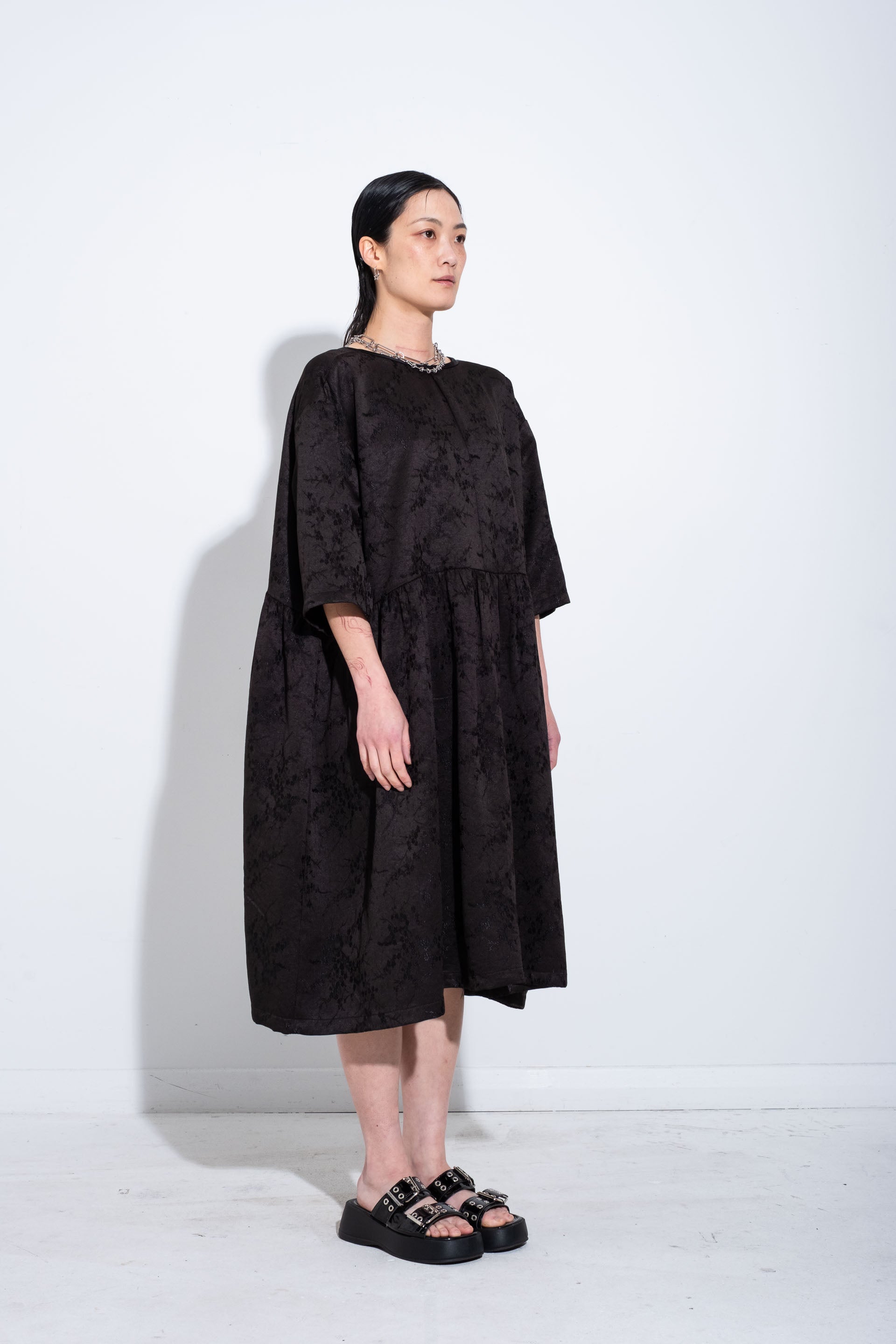 Maja Dress - Floral Jacquard