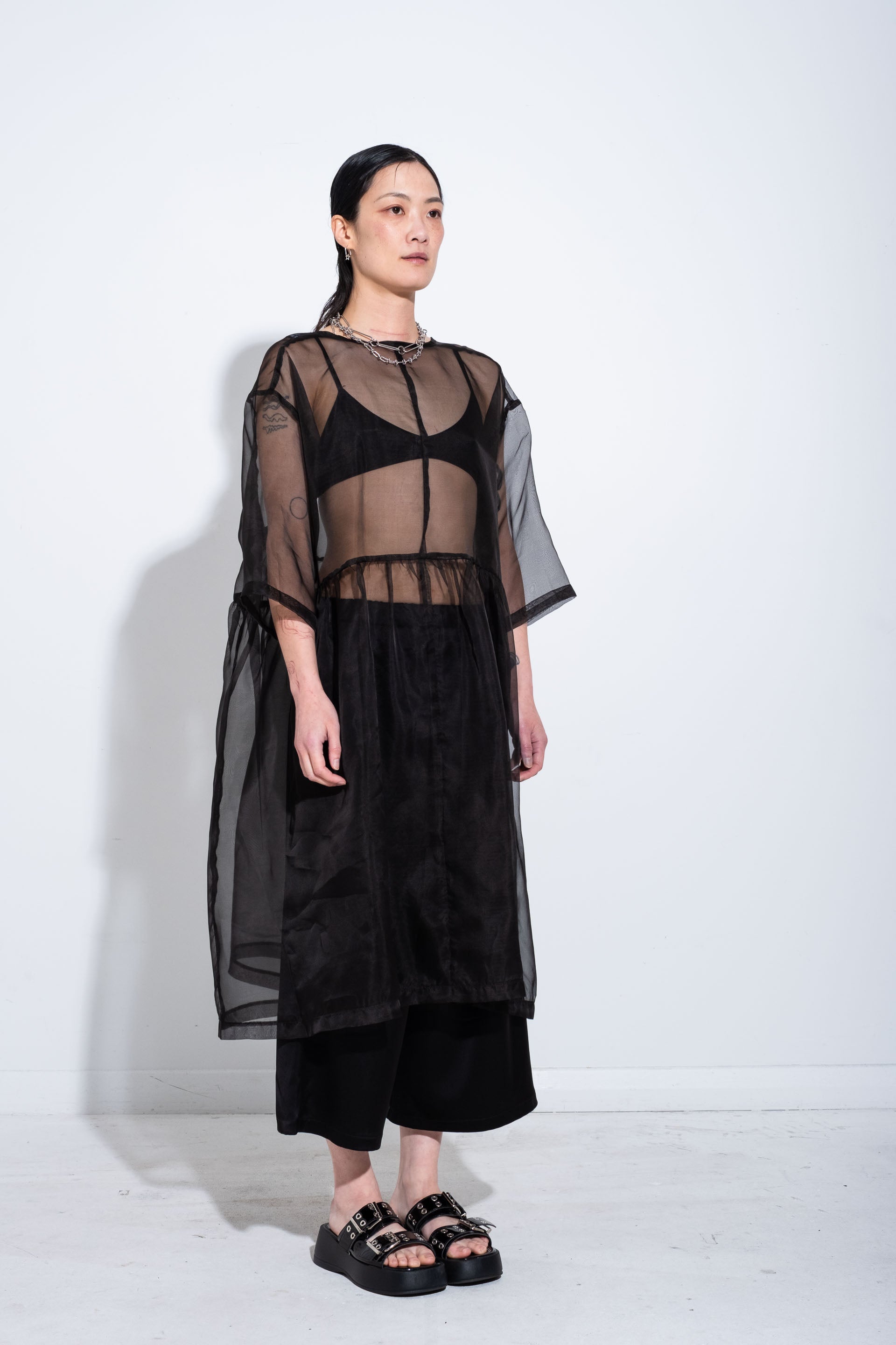 Maja Dress - Silk Organza - JPALM