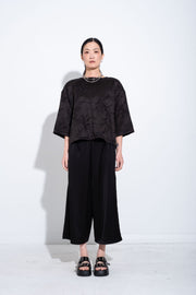 Maja Top - Floral Jacquard - JPALM