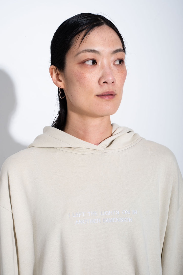 I Left The Lights On Hoodie - Fog - JPALM