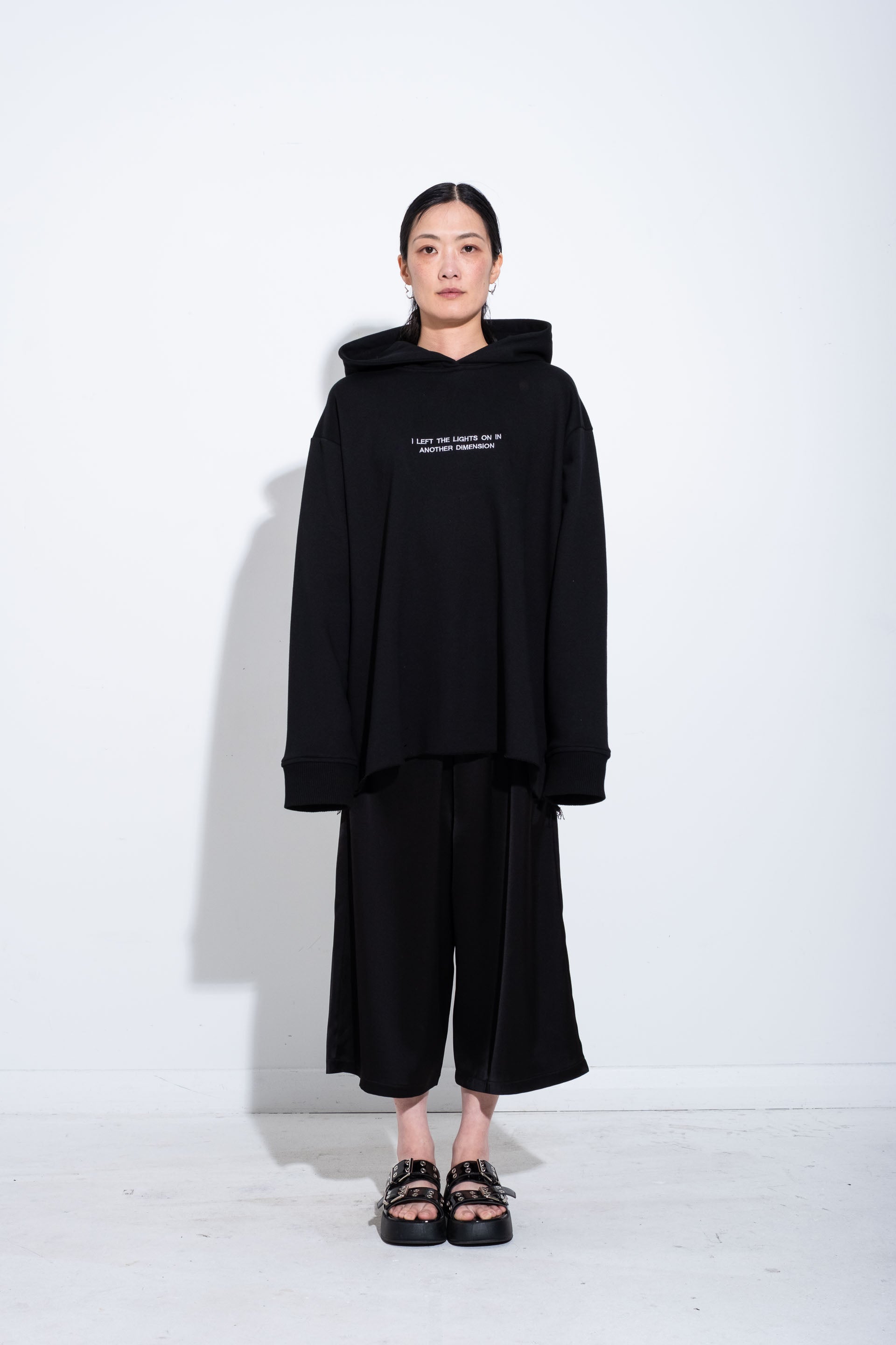 I Left The Lights On Hoodie - Black - JPALM