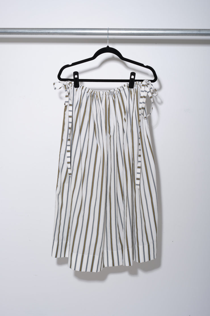 Sunne skirt - Olive Stripe - RHODA NUNN