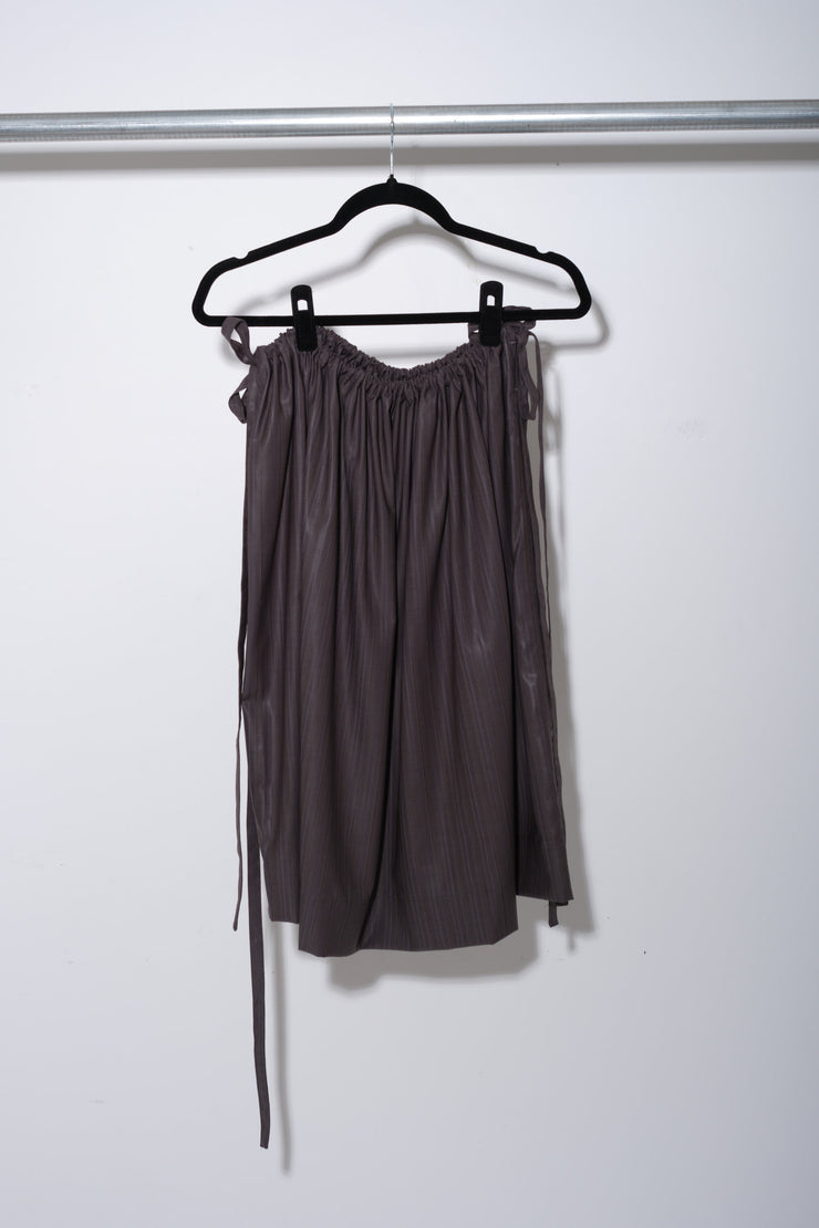 Sunne skirt - Wet Look Grey - RHODA NUNN