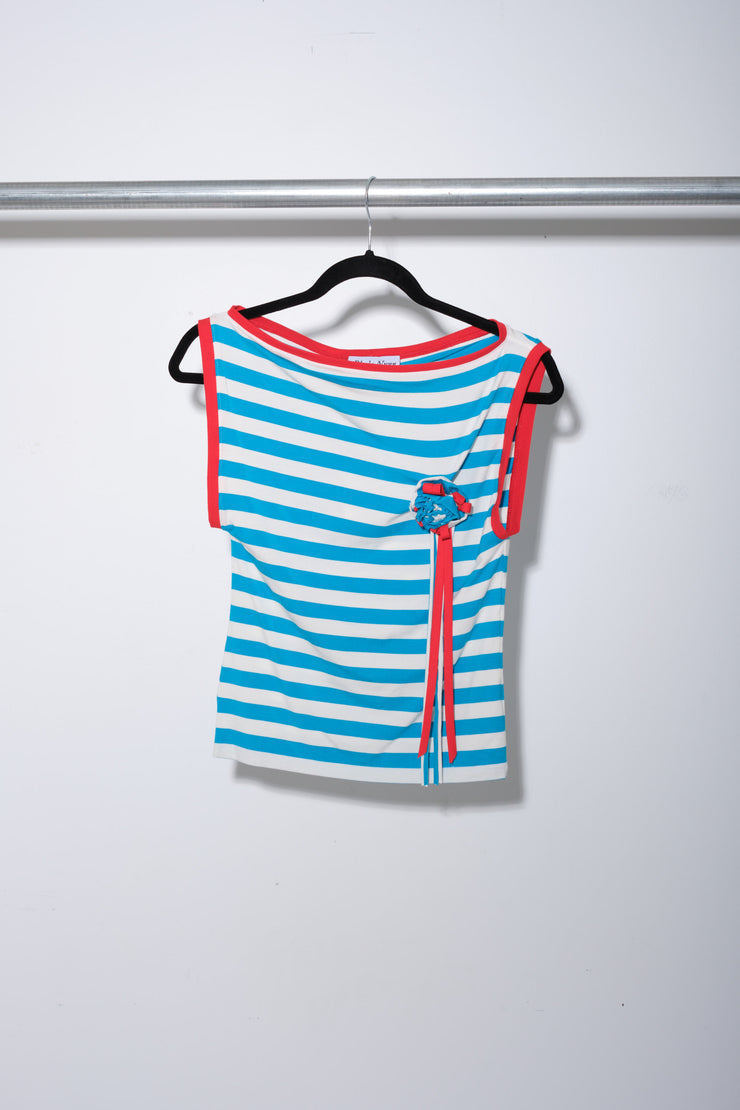 Sailor Tank - Blue Stripe - RHODA NUNN