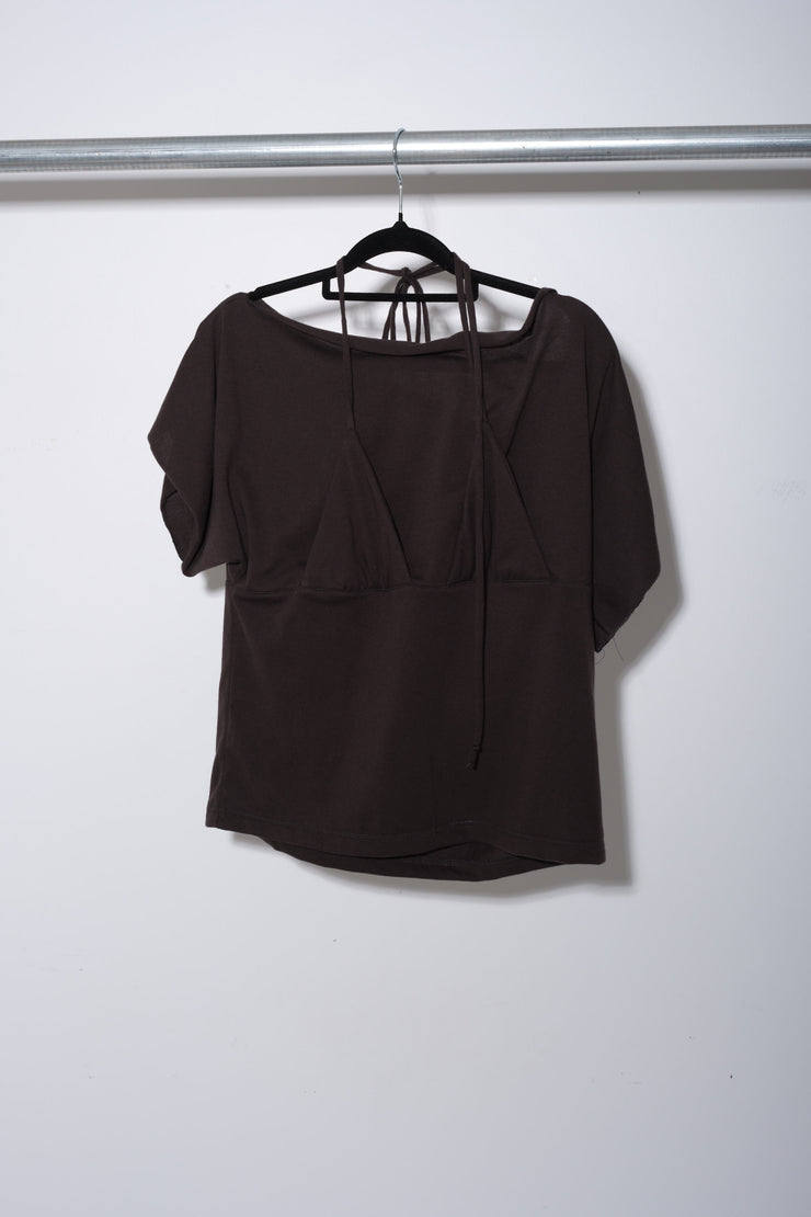 Bikini Tee - Charcoal - RHODA NUNN