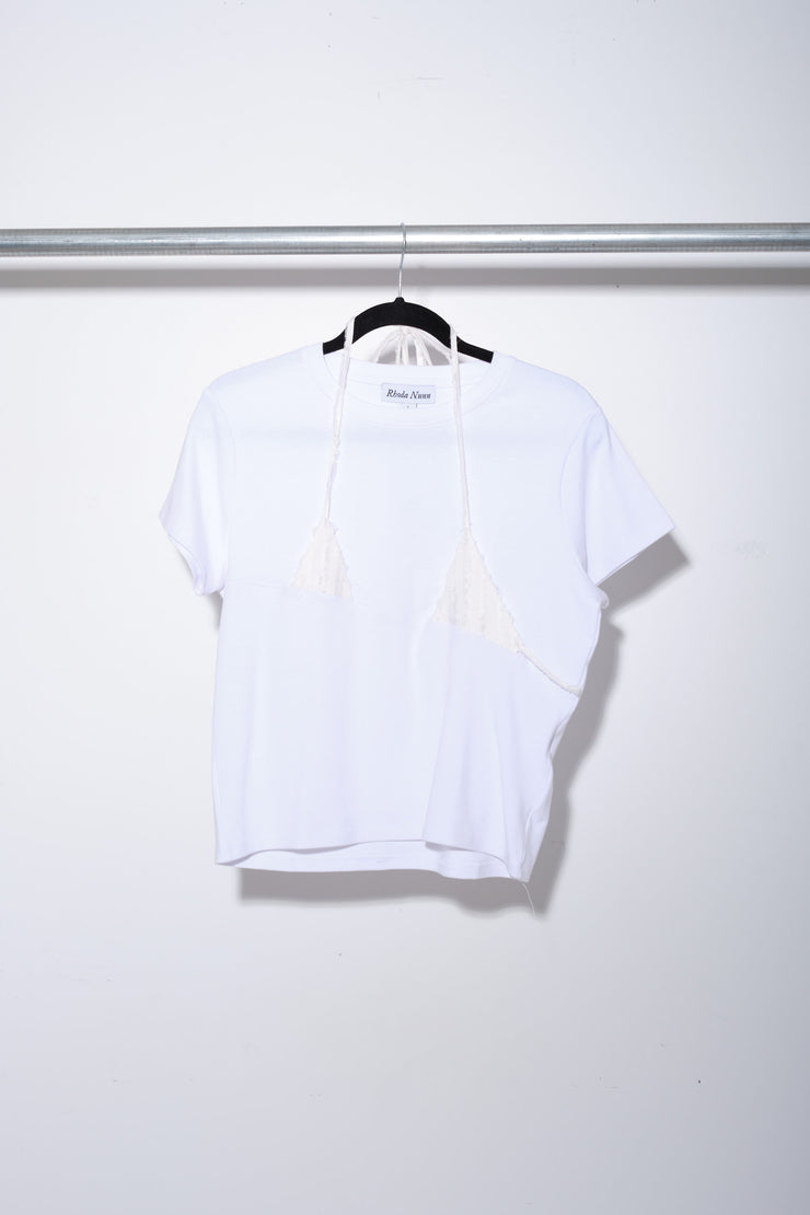 Offcut Tee - White - RHODA NUNN