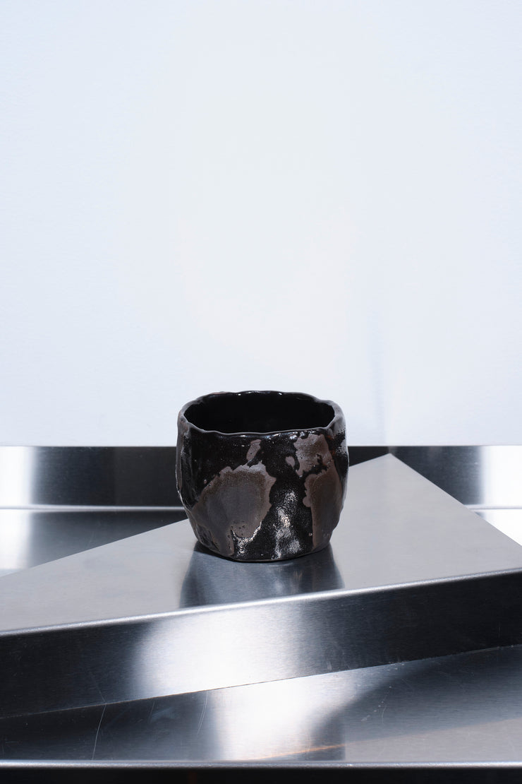 Black Stoneware + Black Glaze Mug (A) - Corey Pugh