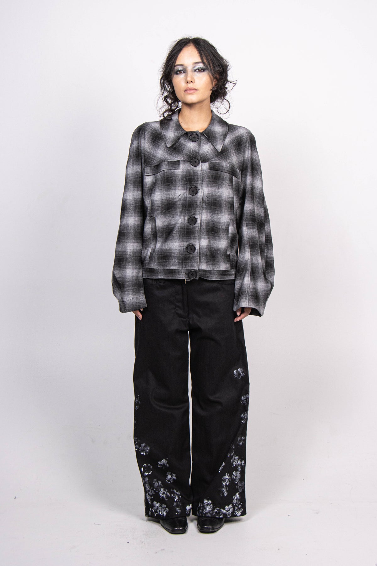 Carpenter Jacket - Grey Check - FRINGES