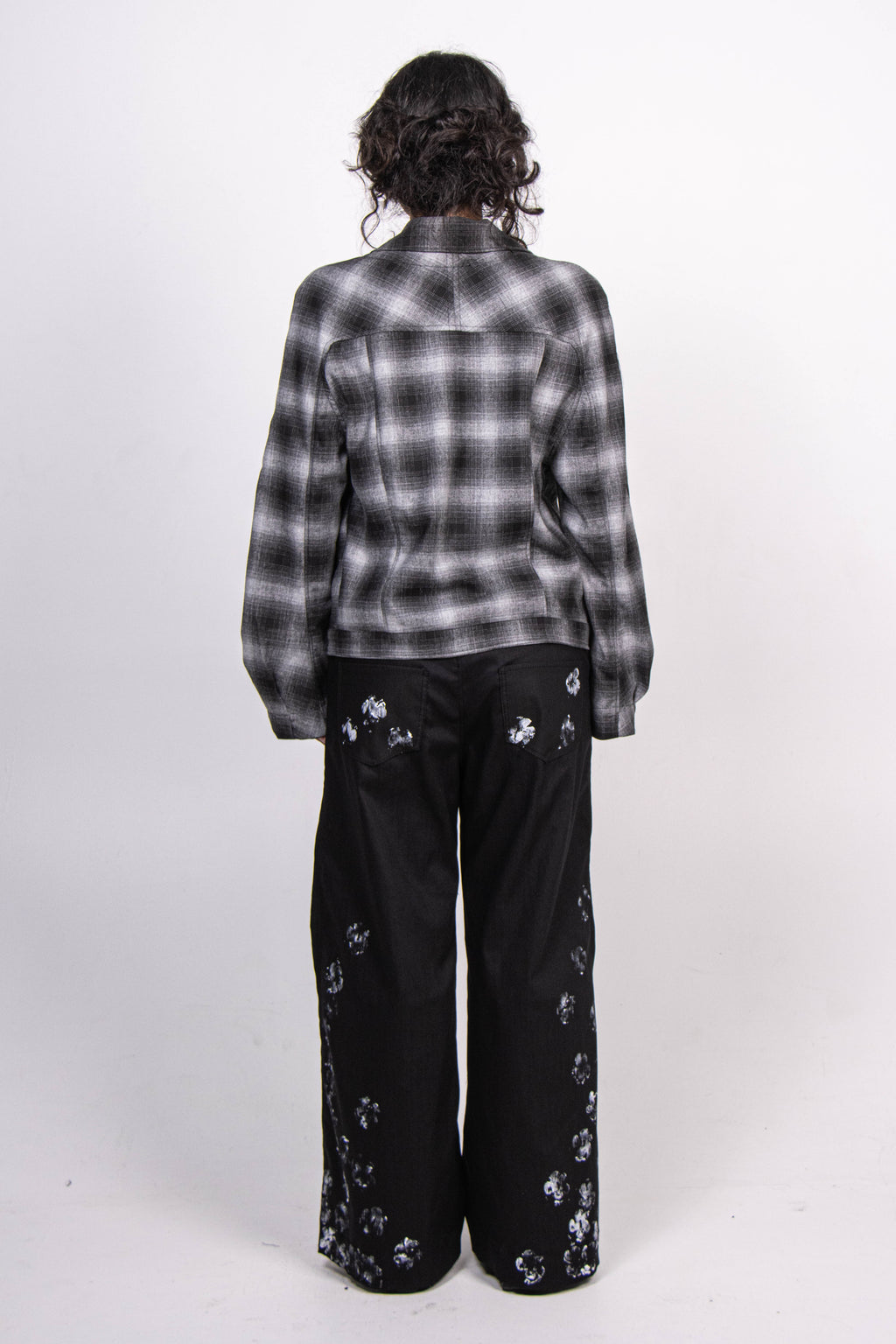 Carpenter Jacket - Grey Check - FRINGES