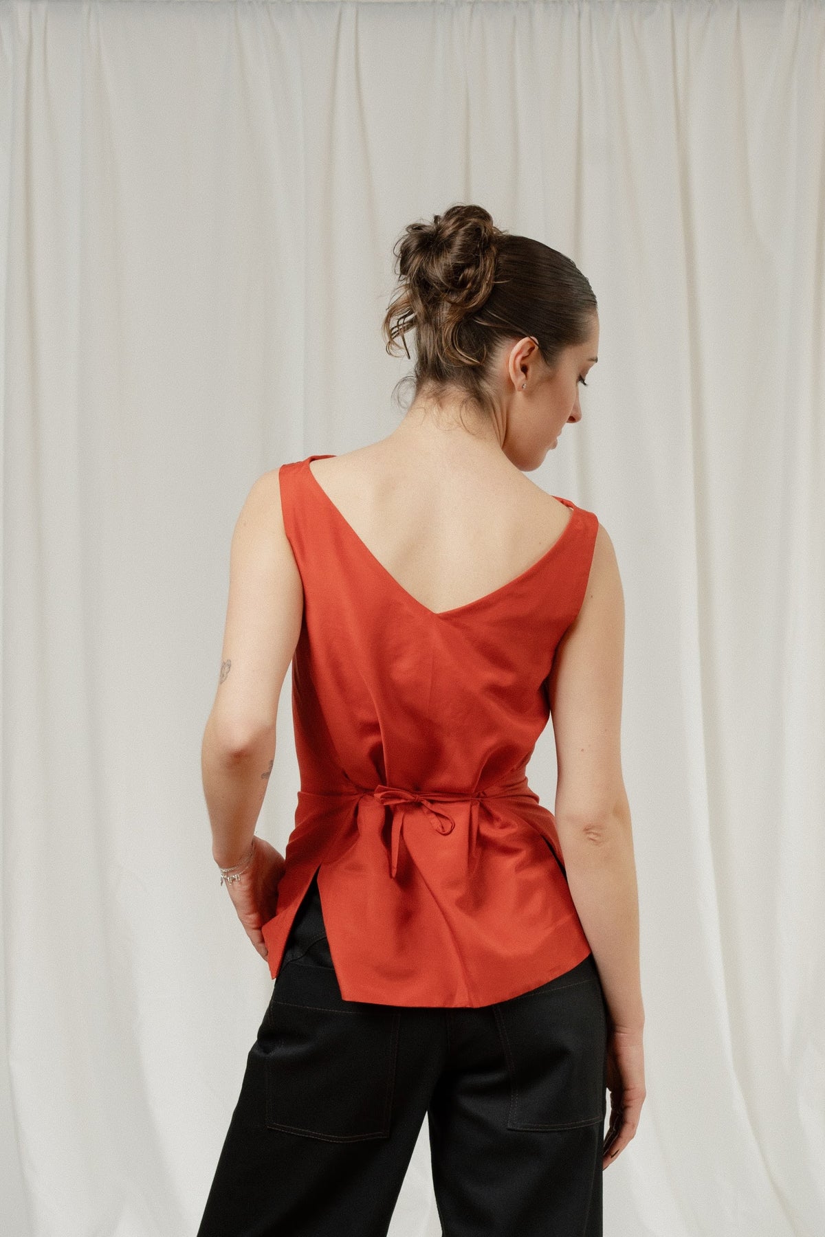 Pixie Top - Tomato - CLARA BOSSHARD