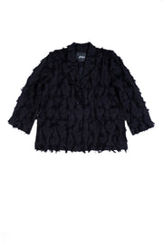 SIGBORG BLAZER - Black Texture