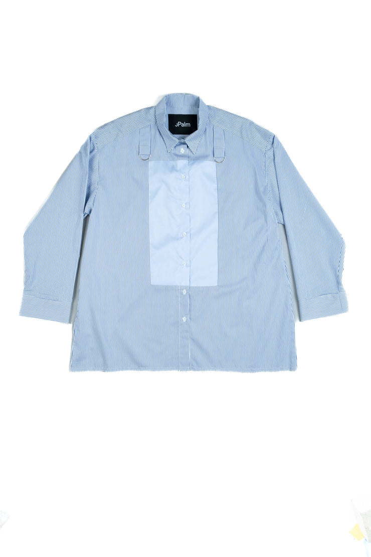 EVIGHET SHIRT - Stripe / Office Blue