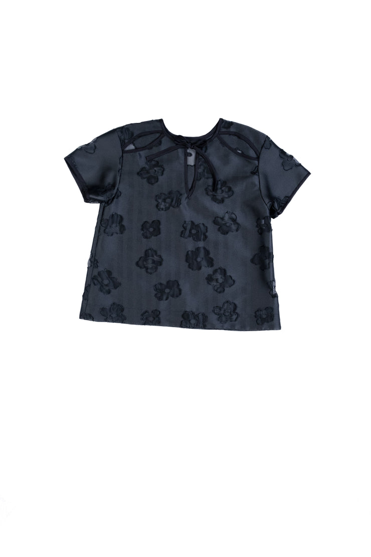 SVEN TOP - Black Floral