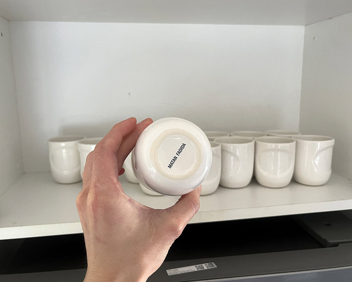 Orb Cup - White - MATAN FADIDA