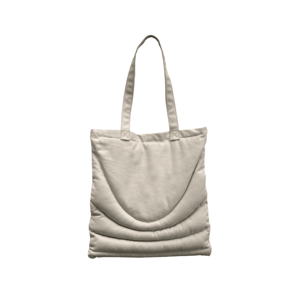 Puffer Tote - Beige - MATAN FADIDA