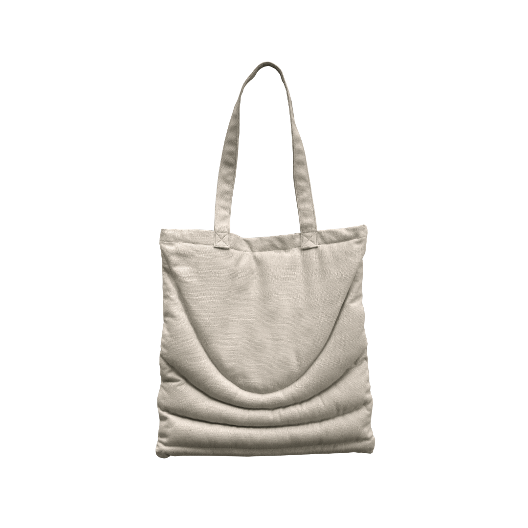 Puffer Tote - Beige - MATAN FADIDA