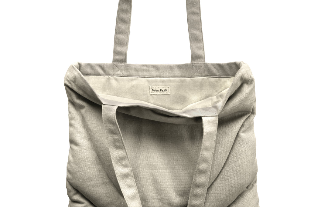 Puffer Tote - Beige - MATAN FADIDA