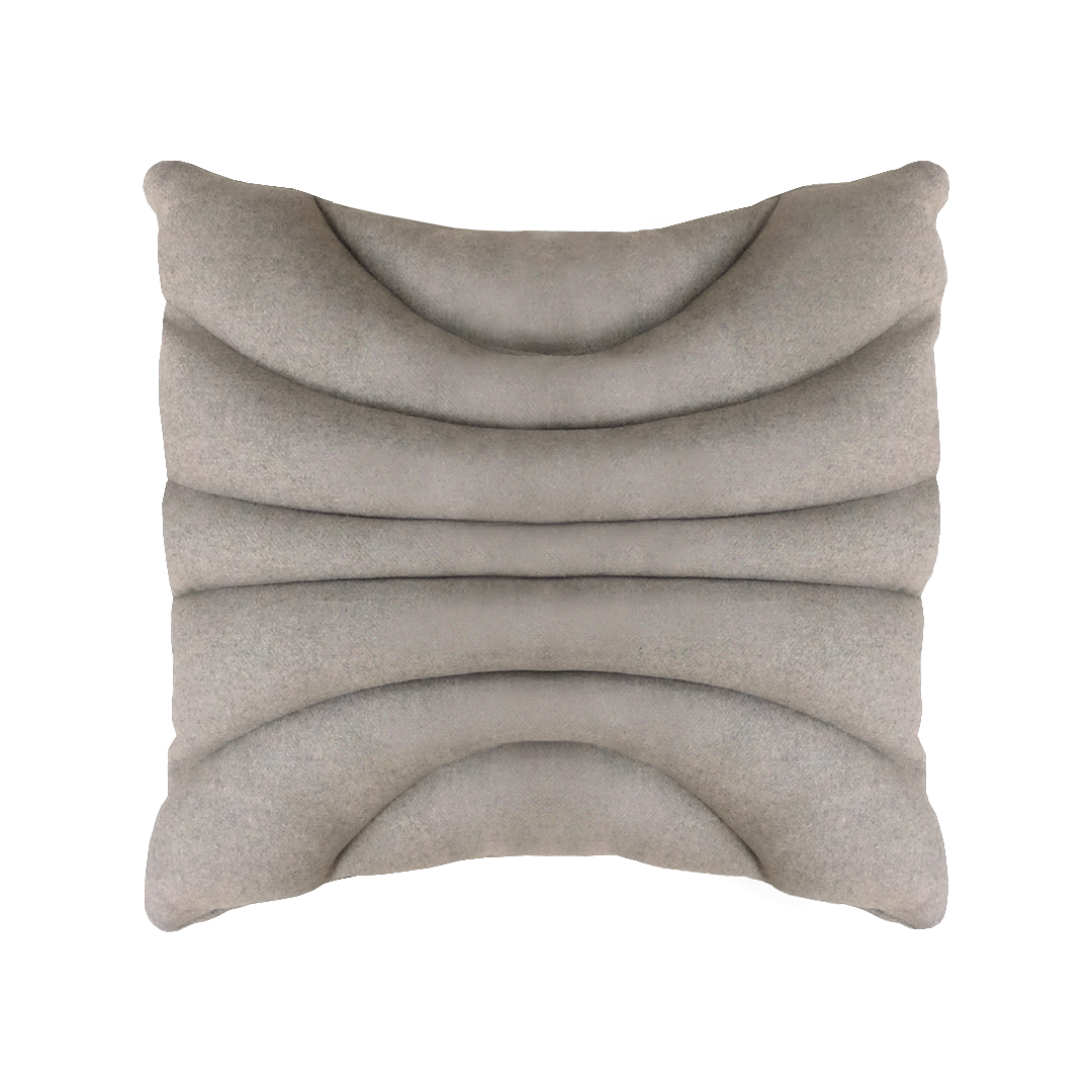 Puffer Cushion - Grey - MATAN FADIDA