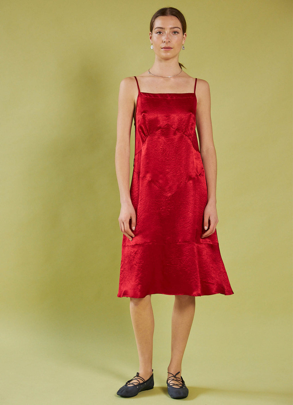Dream A Little Dream Slip Dress - Red - DAYLIGHT MOON