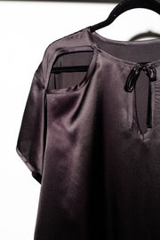 SVEN TOP - Black Silk