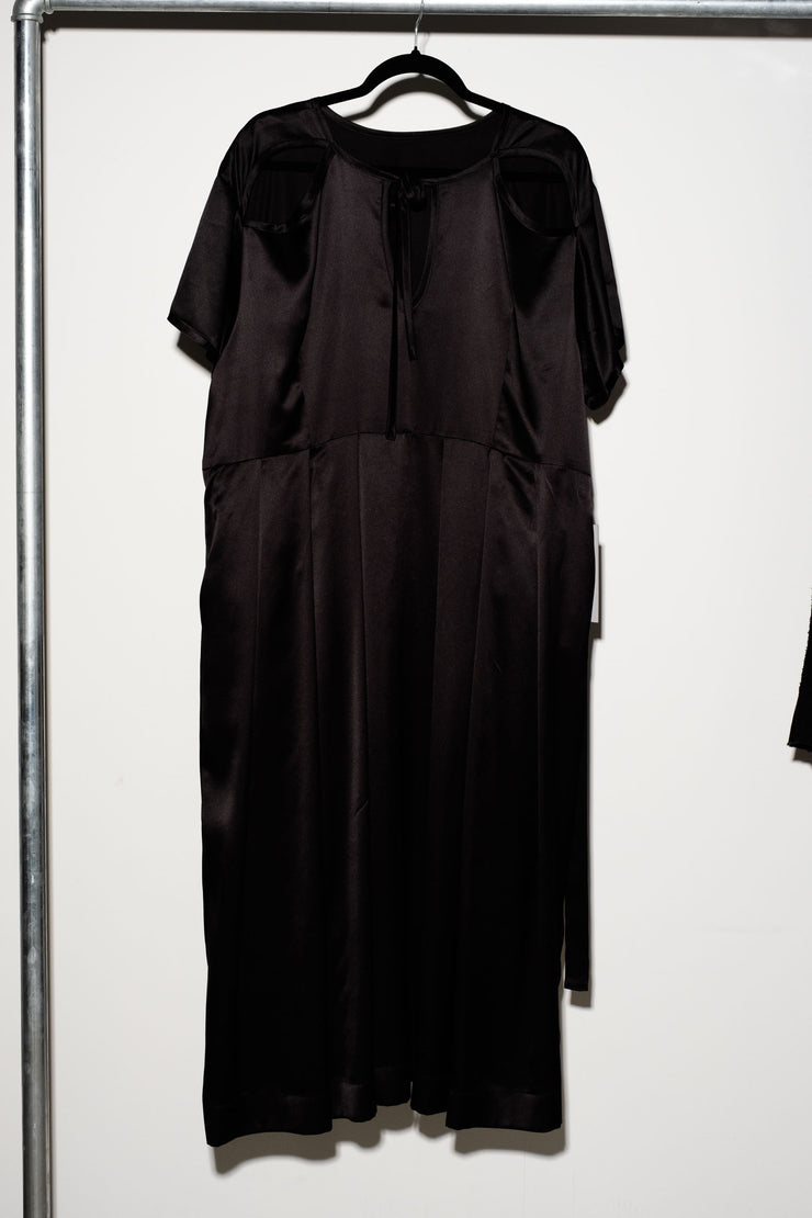 SVEN DRESS - Black Silk