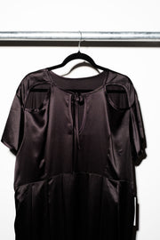 SVEN DRESS - Black Silk