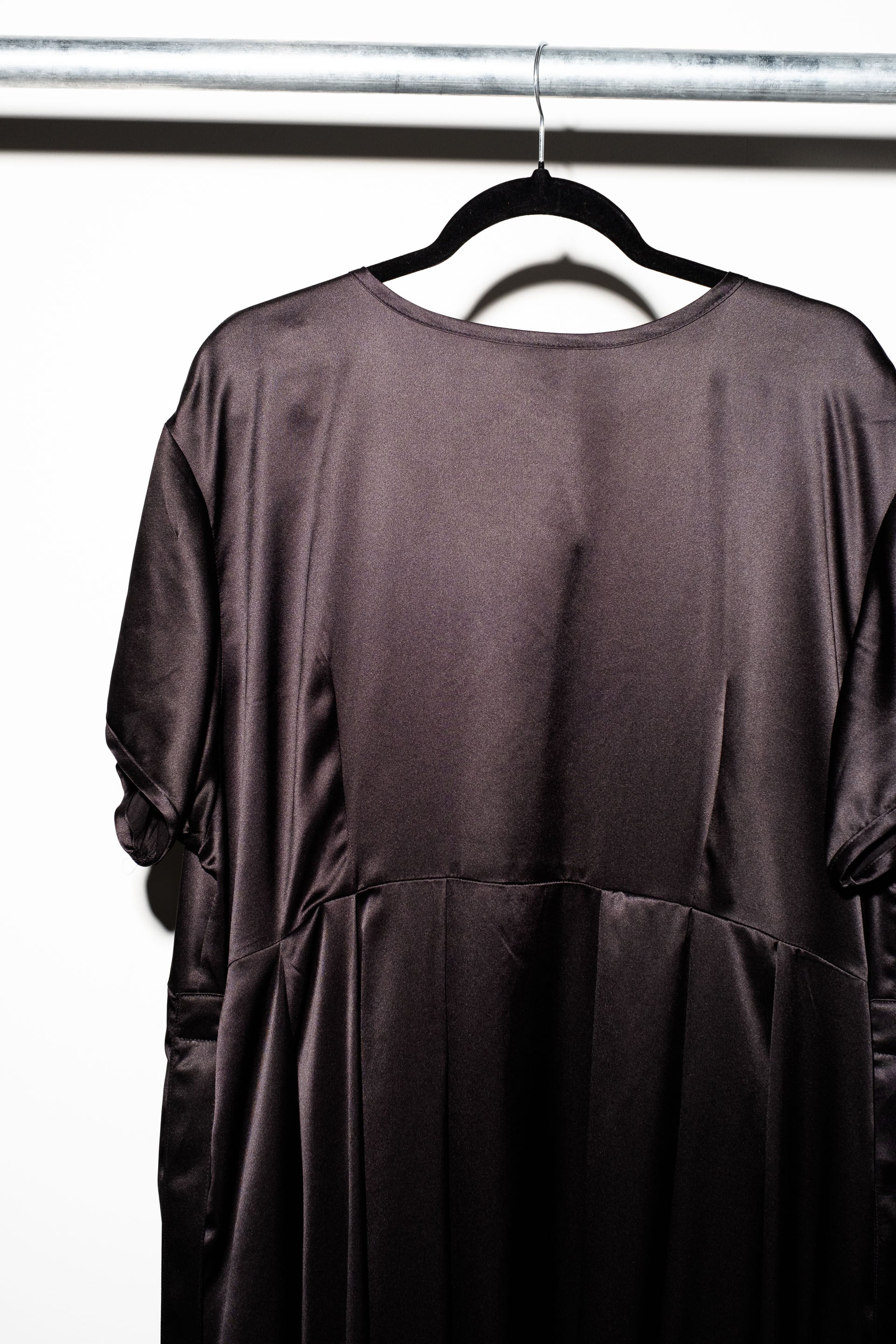 SVEN DRESS - Black Silk