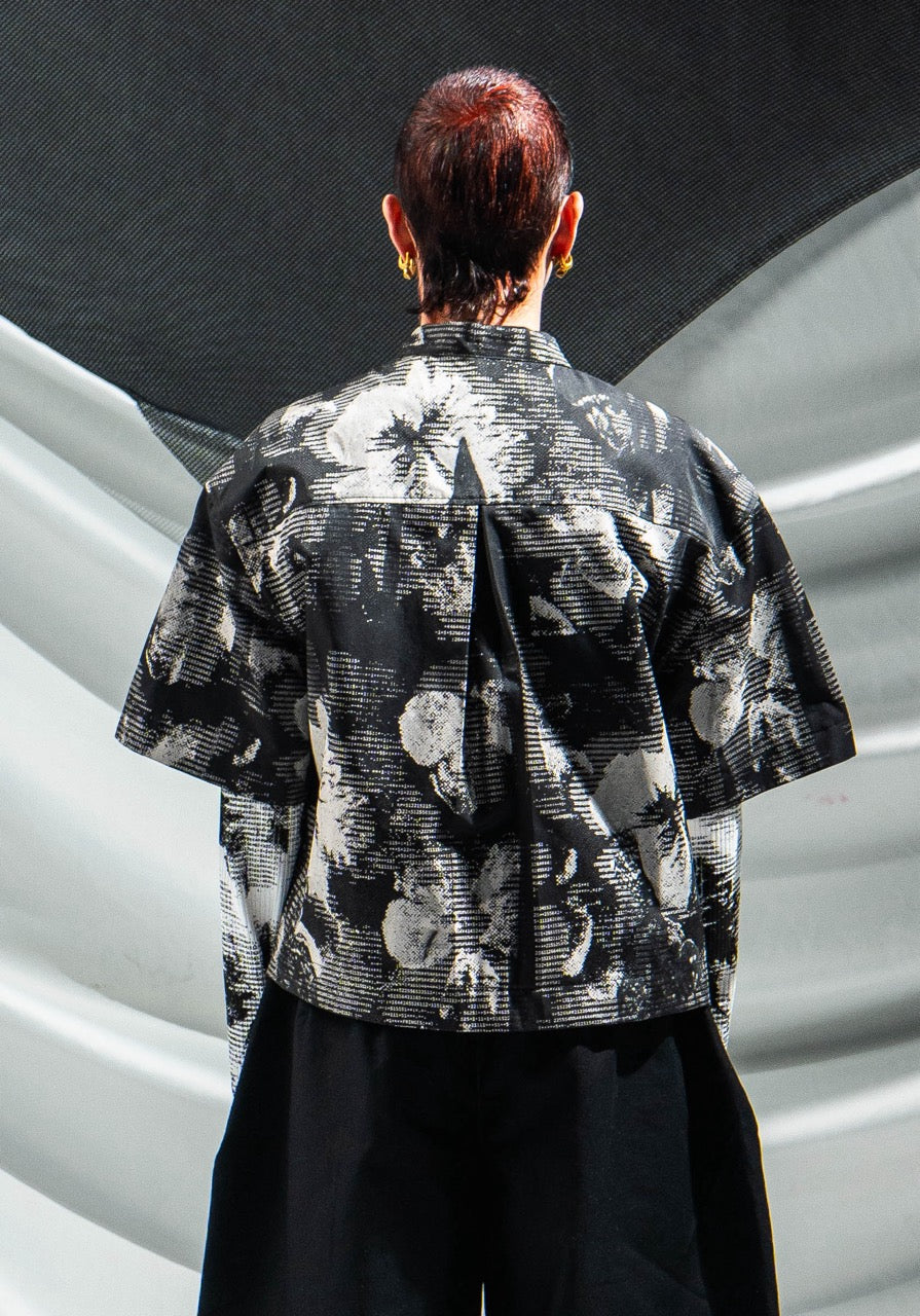 Floral Jess Shirt - Black - FRINGES