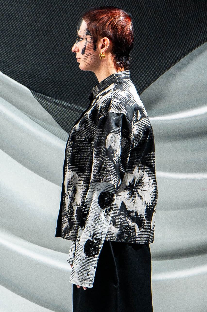 Floral Jess Shirt - Black - FRINGES