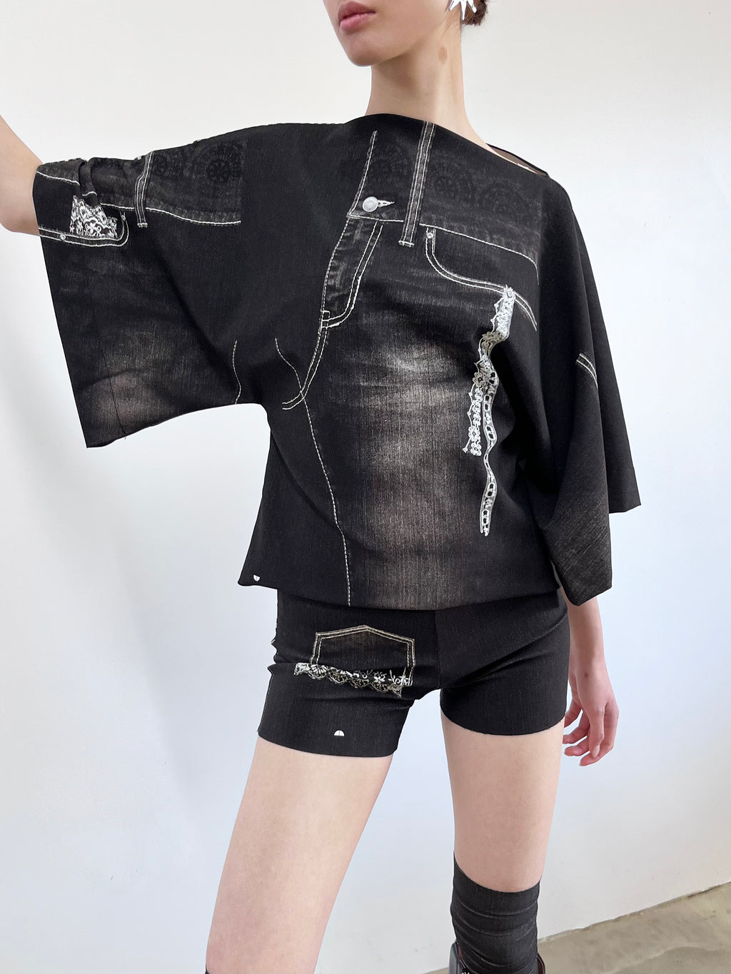 Flux Tee - Phantom Denim - JOJO ROSS