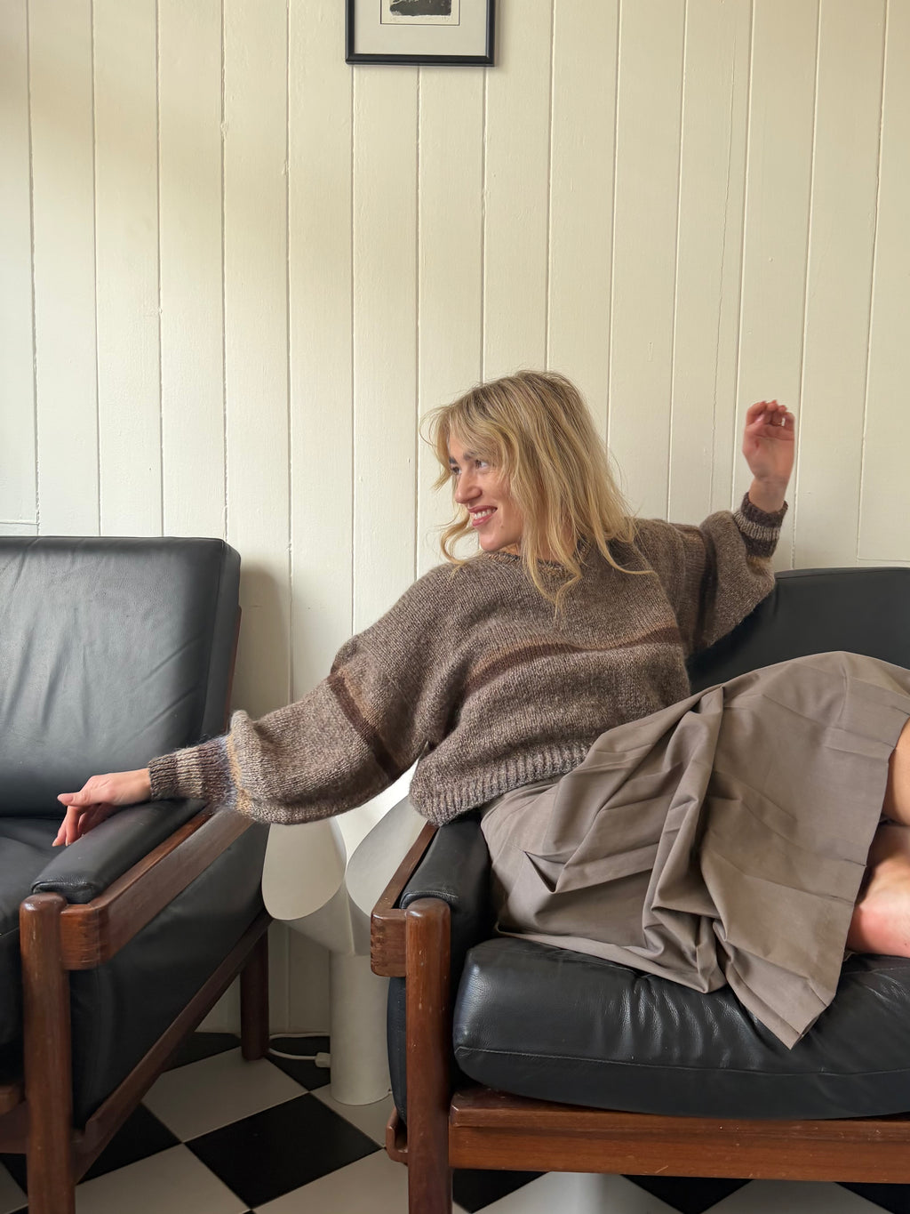 Granola Sweater - Brown - ITCHY KNITS