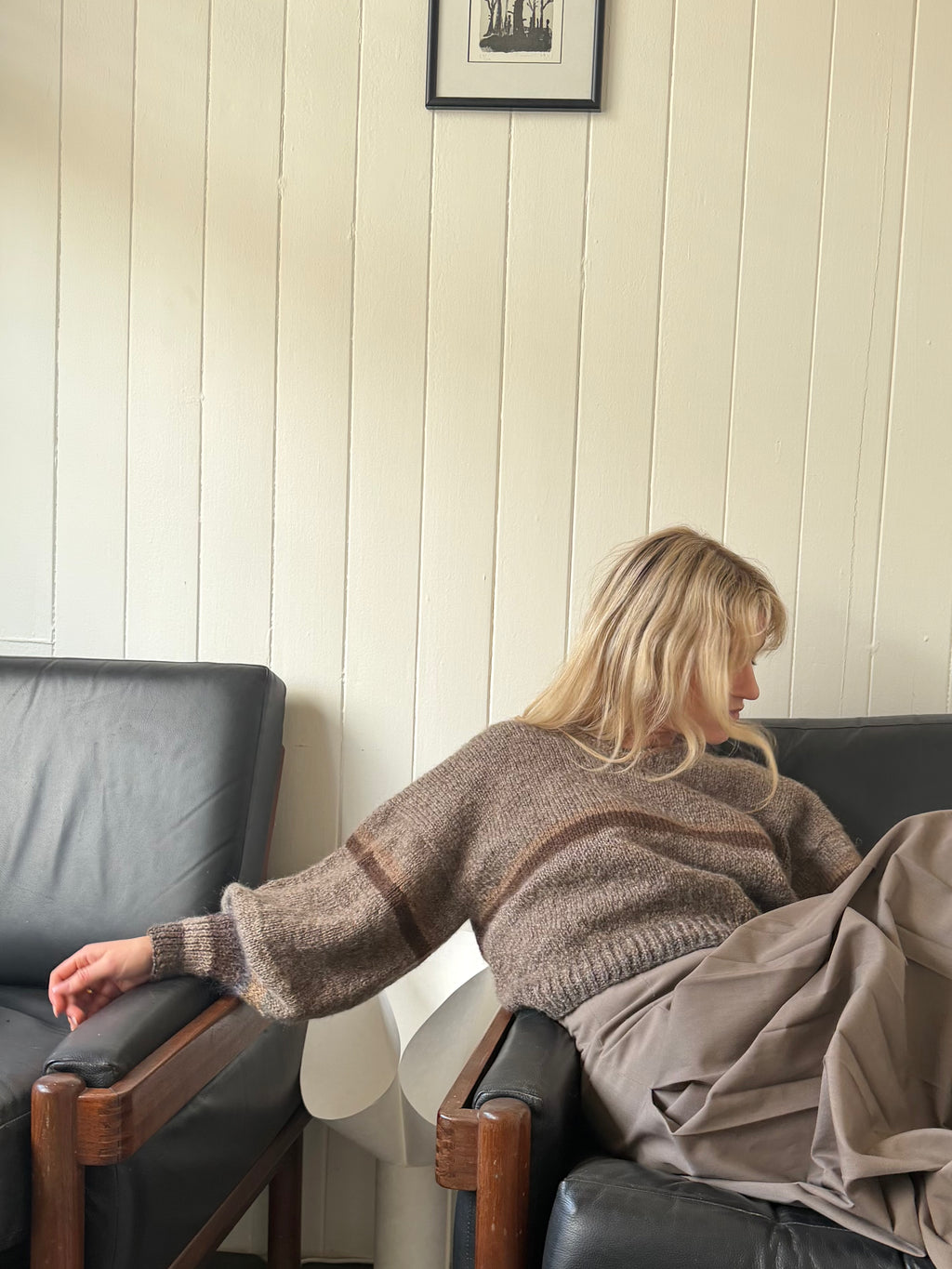 Granola Sweater - Brown - ITCHY KNITS