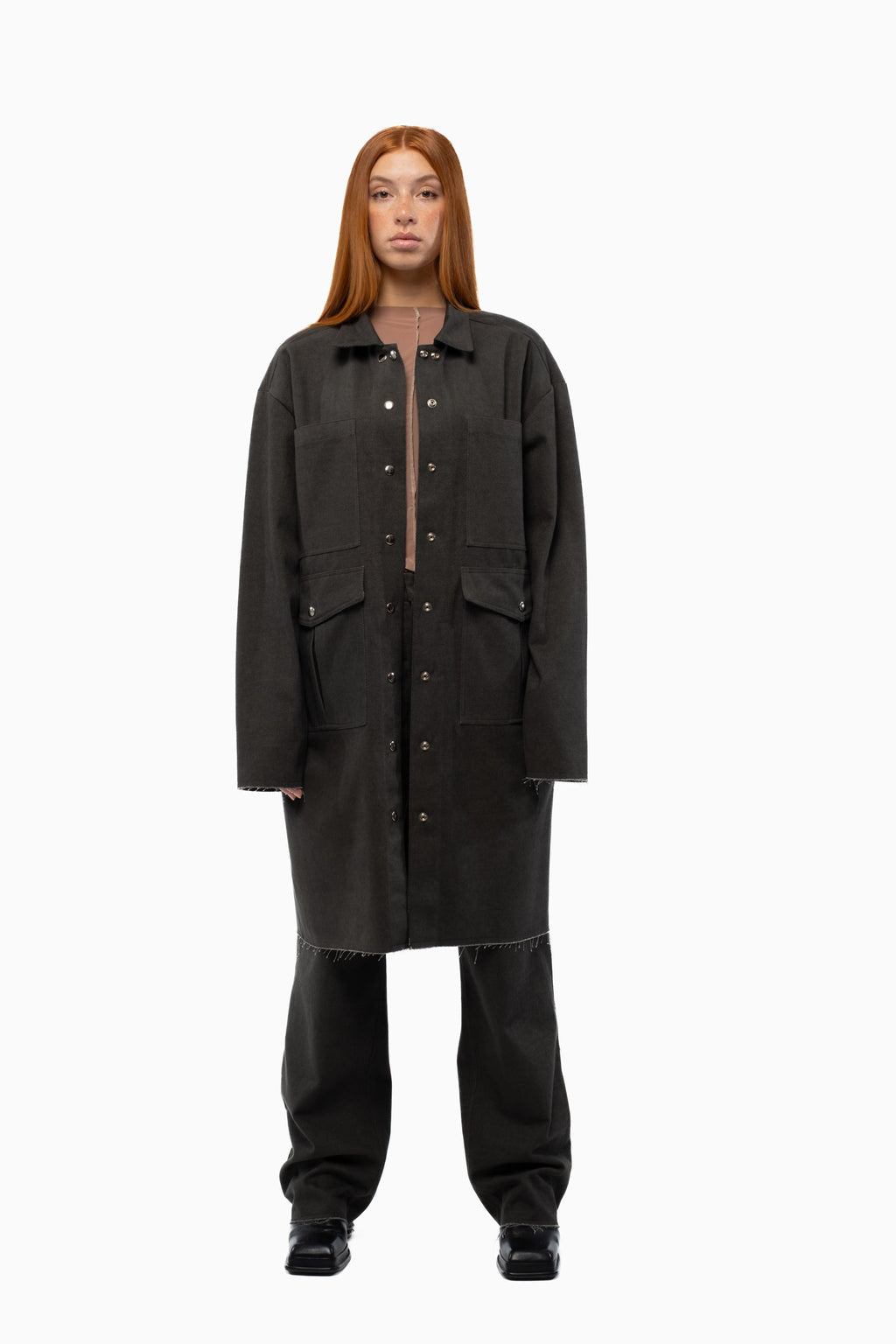 SERVICE COAT - Walnut