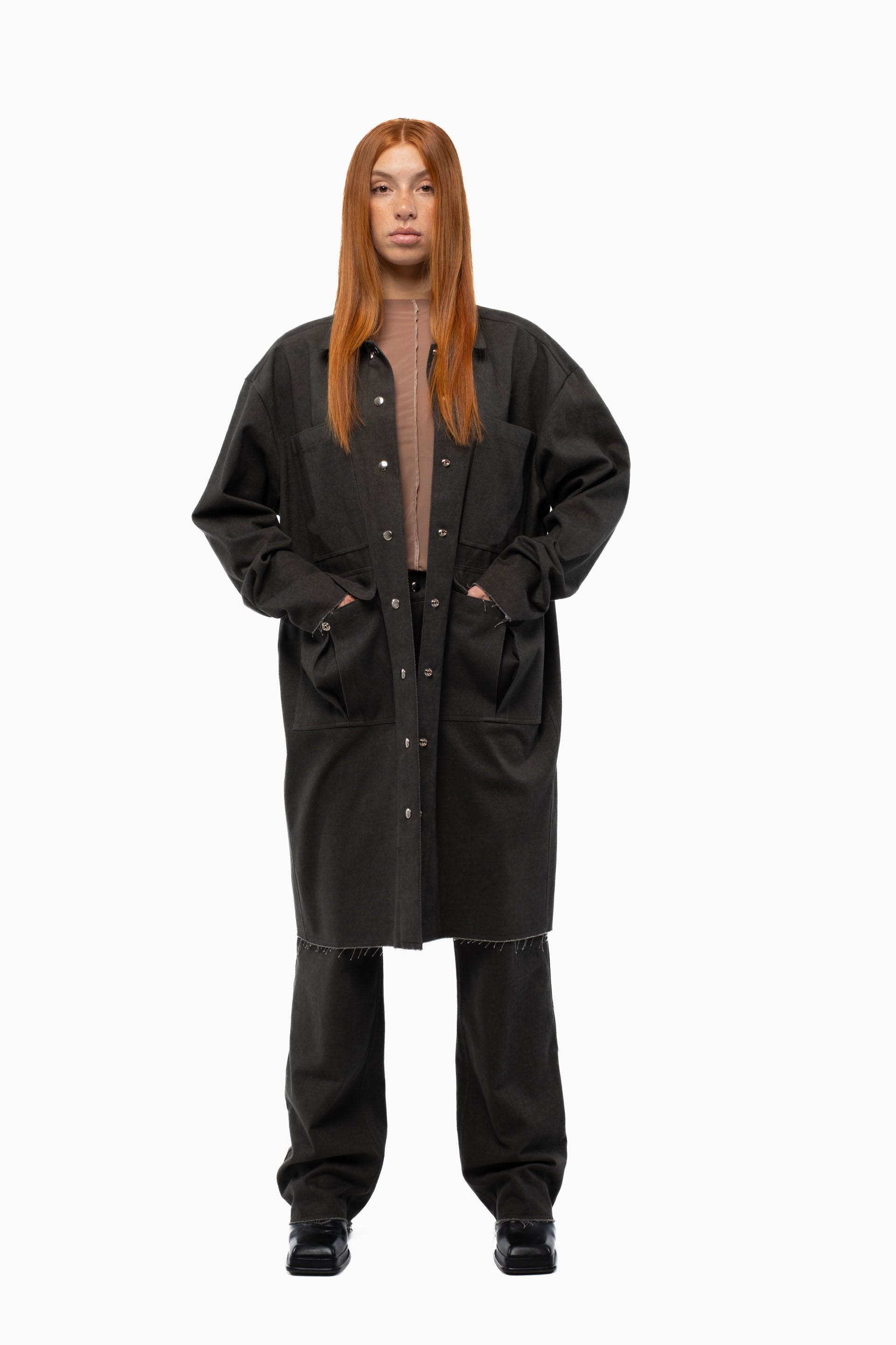 SERVICE COAT - Walnut