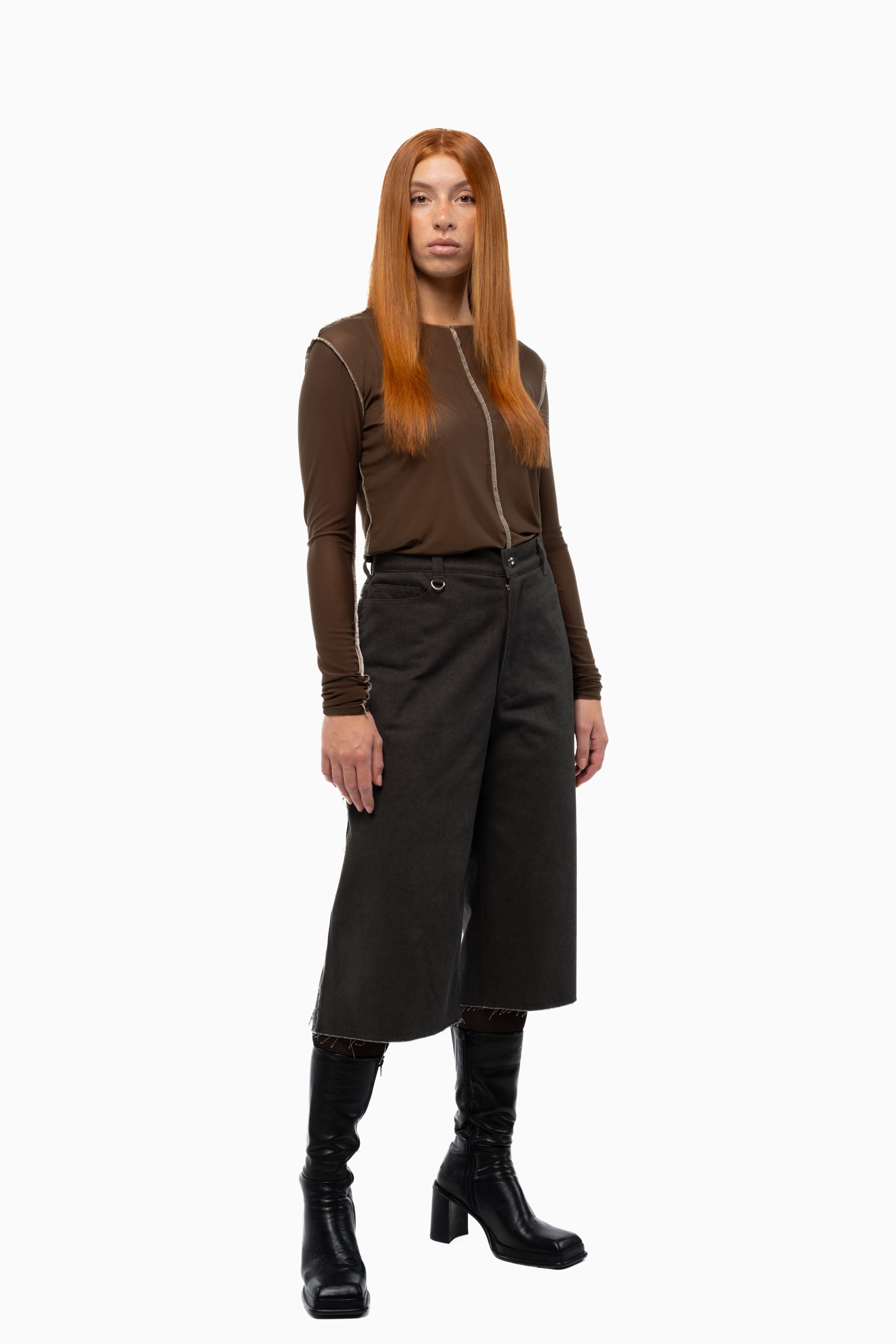 UTILITY SHORTS - Walnut