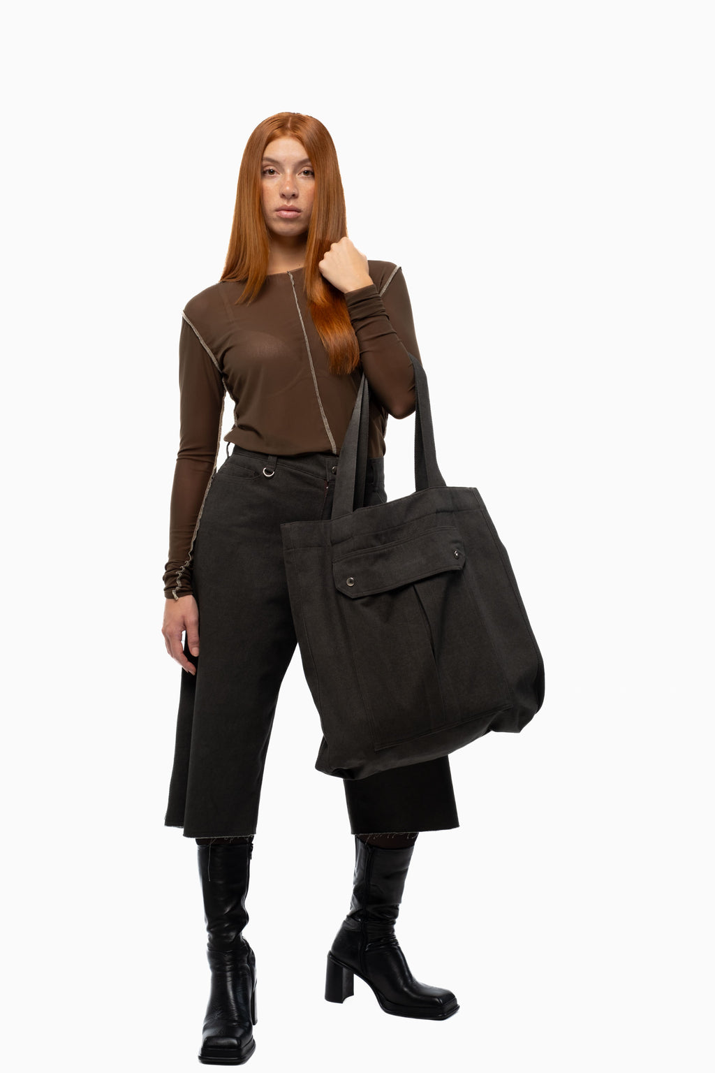 WORK TOTE BAG - Walnut