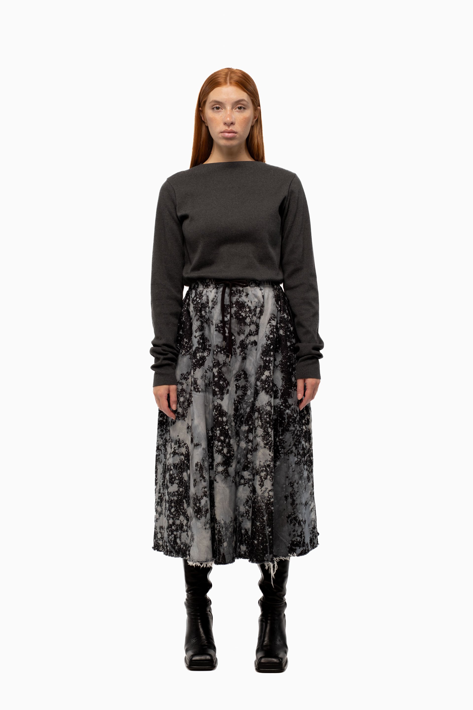 SERVICE SKIRT - Ash Bleach