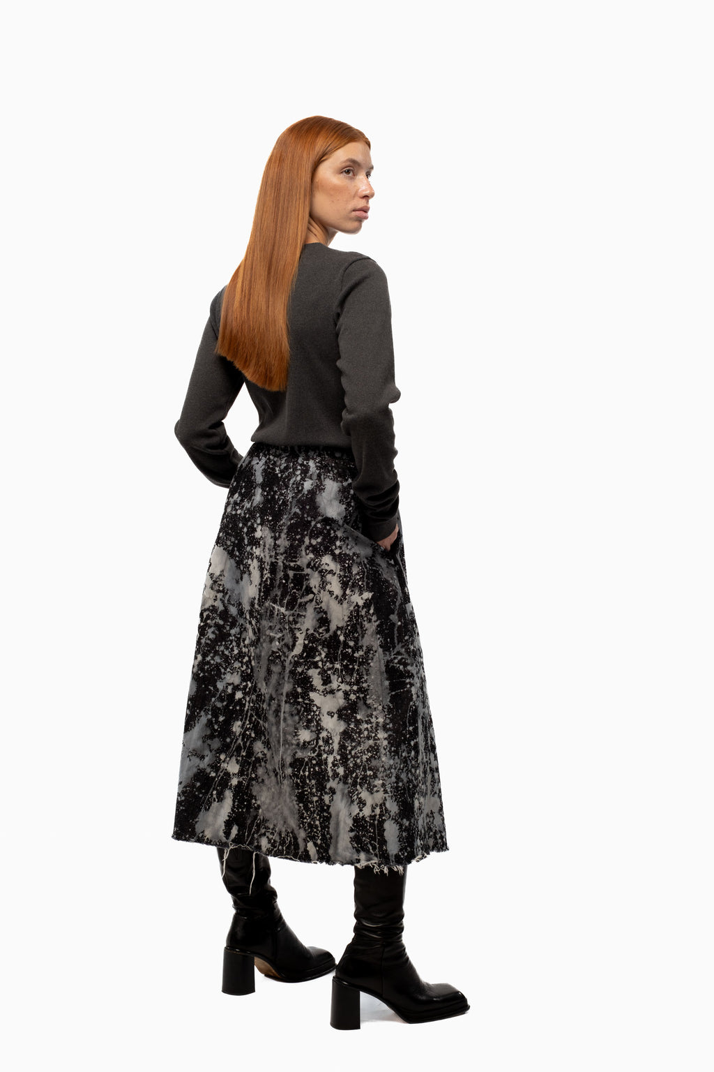 SERVICE SKIRT - Ash Bleach